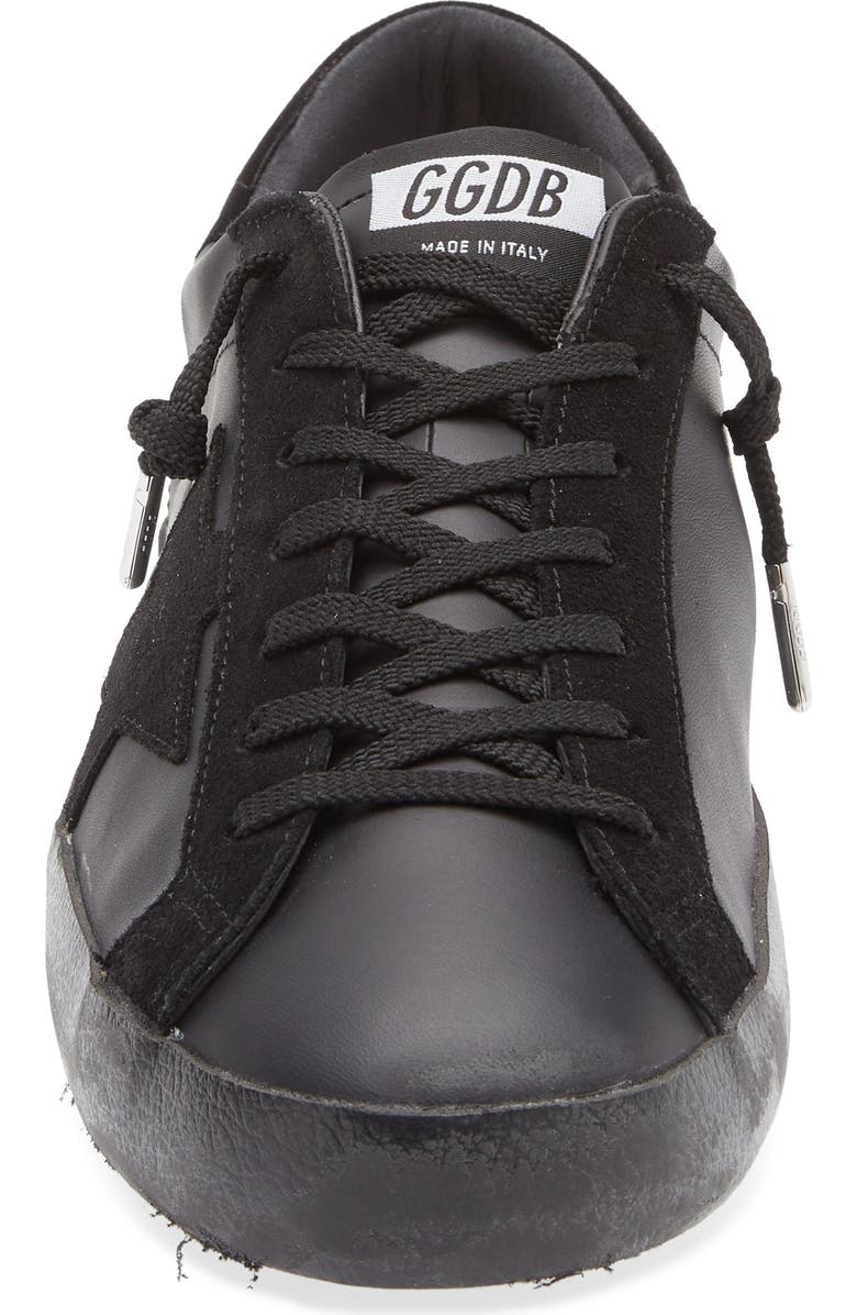 Golden Goose Super-Star Sneaker, Alternate, color, Black