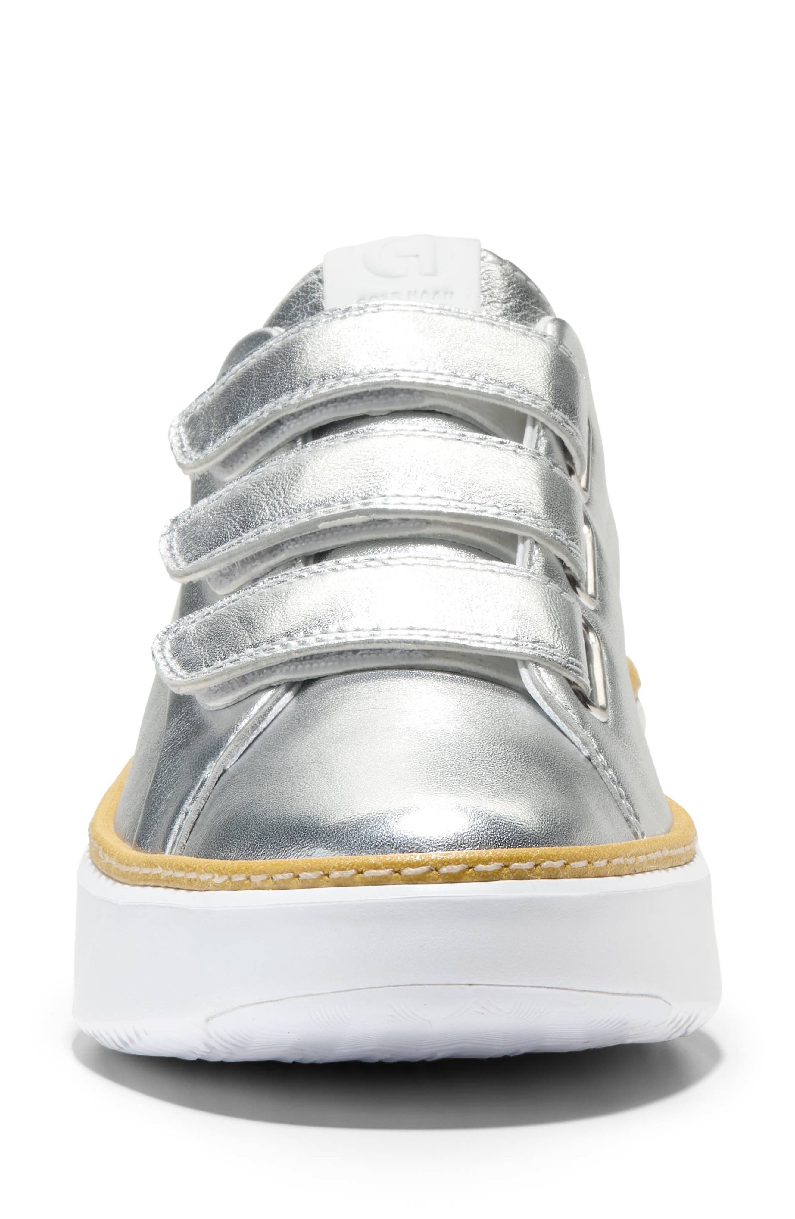 GrandPro Topspin Triple Strap Sneaker, Alternate, color, SILVER TALCA/ OPTIC WHITE