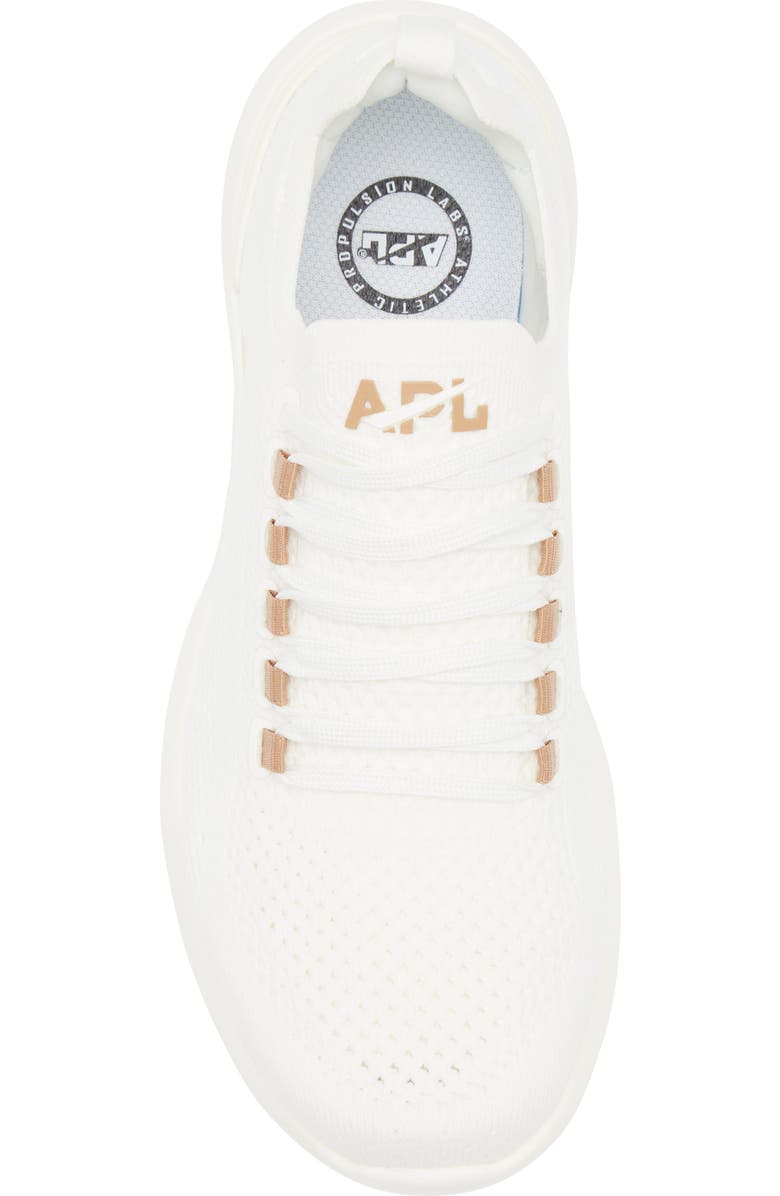 APL TechLoom Breeze Knit Running Shoe, Alternate, color, Ivory / Gum