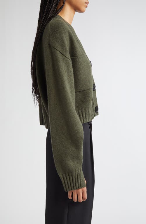 Proenza Schouler Sofia Buttoned Pocket Cardigan In Green