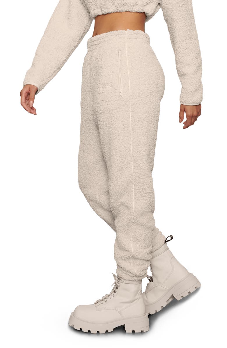 SKIMS Teddy High Pile Fleece Joggers, Alternate, color,