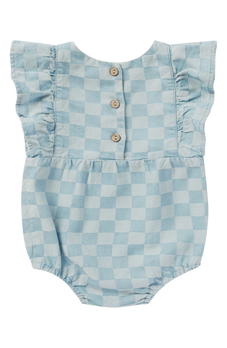 Rylee + Cru Kids' Kalea Check Romper, Alternate, color,