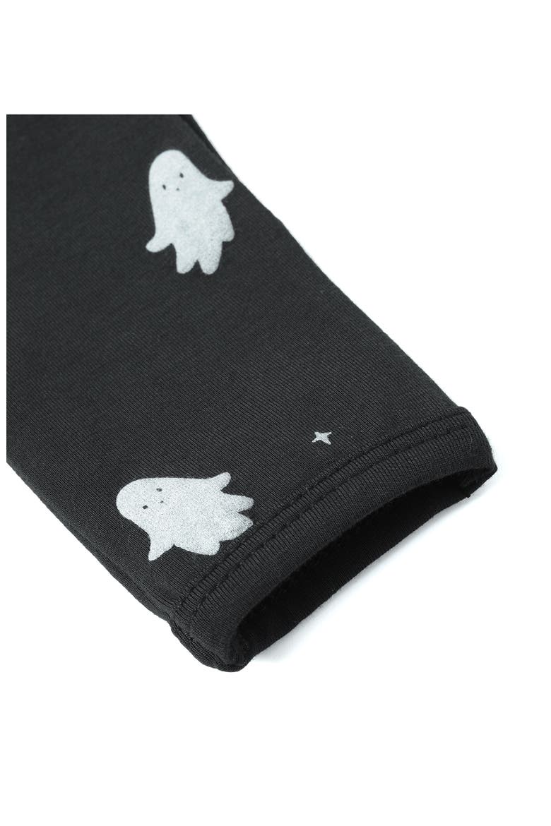 Kids' Ghosts Print Zip Footie, Alternate, color, GHOSTS AW24-NB
