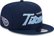 New Era Men's New Era Navy Tennessee Titans Main Script 9FIFTY Snapback Hat