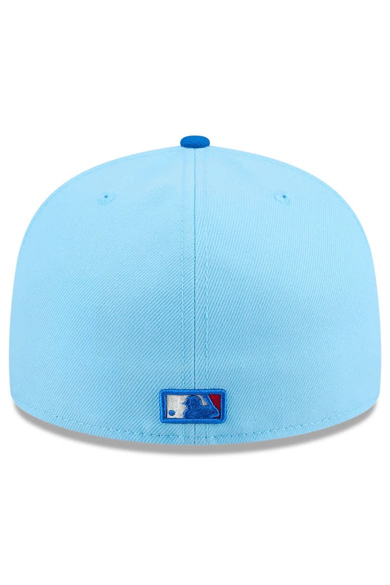 Men's New Era Light Blue/Royal Los Angeles Dodgers 2025 Fourth of July 59FIFTY Fitted Hat, Alternate, color, Light Blue