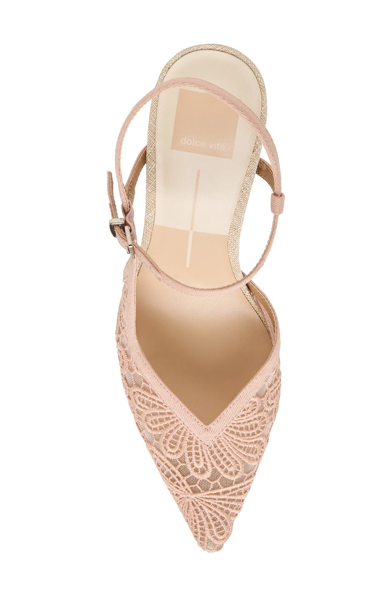 Karly Embellished Pump, Alternate, color, ROSE LACE