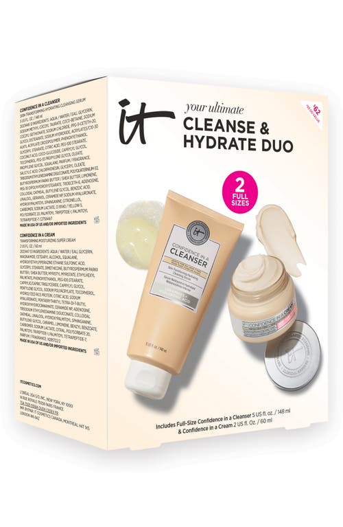 Shop It Cosmetics Cleanse & Hydrate Duo Set In No Color