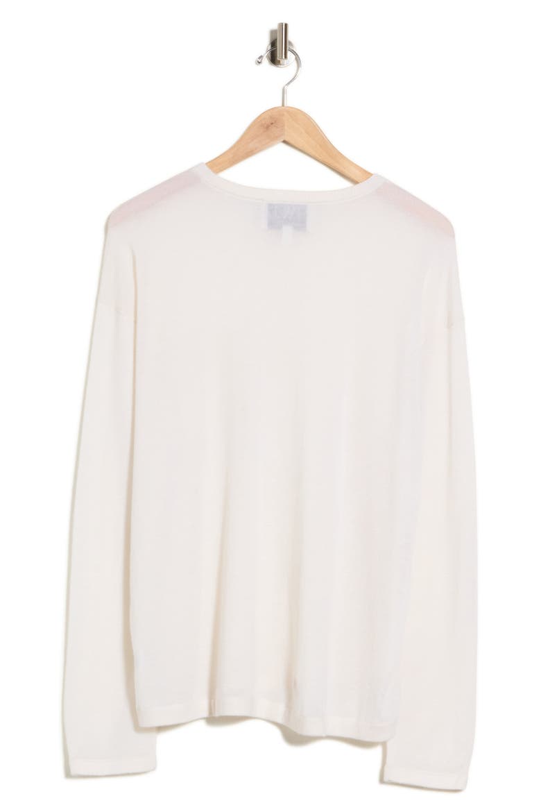 True Cashmere Crewneck Sweater, Alternate, color, BIRCH