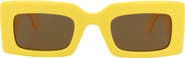 McQueen 50mm Rectangular Sunglasses