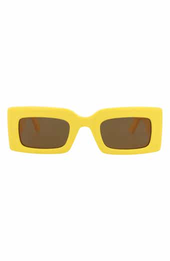 McQueen 50mm Rectangular Sunglasses