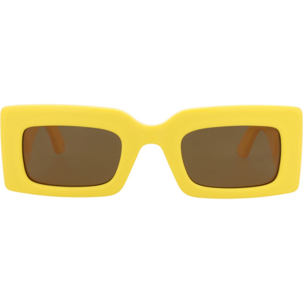 Alexander Mcqueen Square-frame Recycled Acetate Sunglasses In Yellow