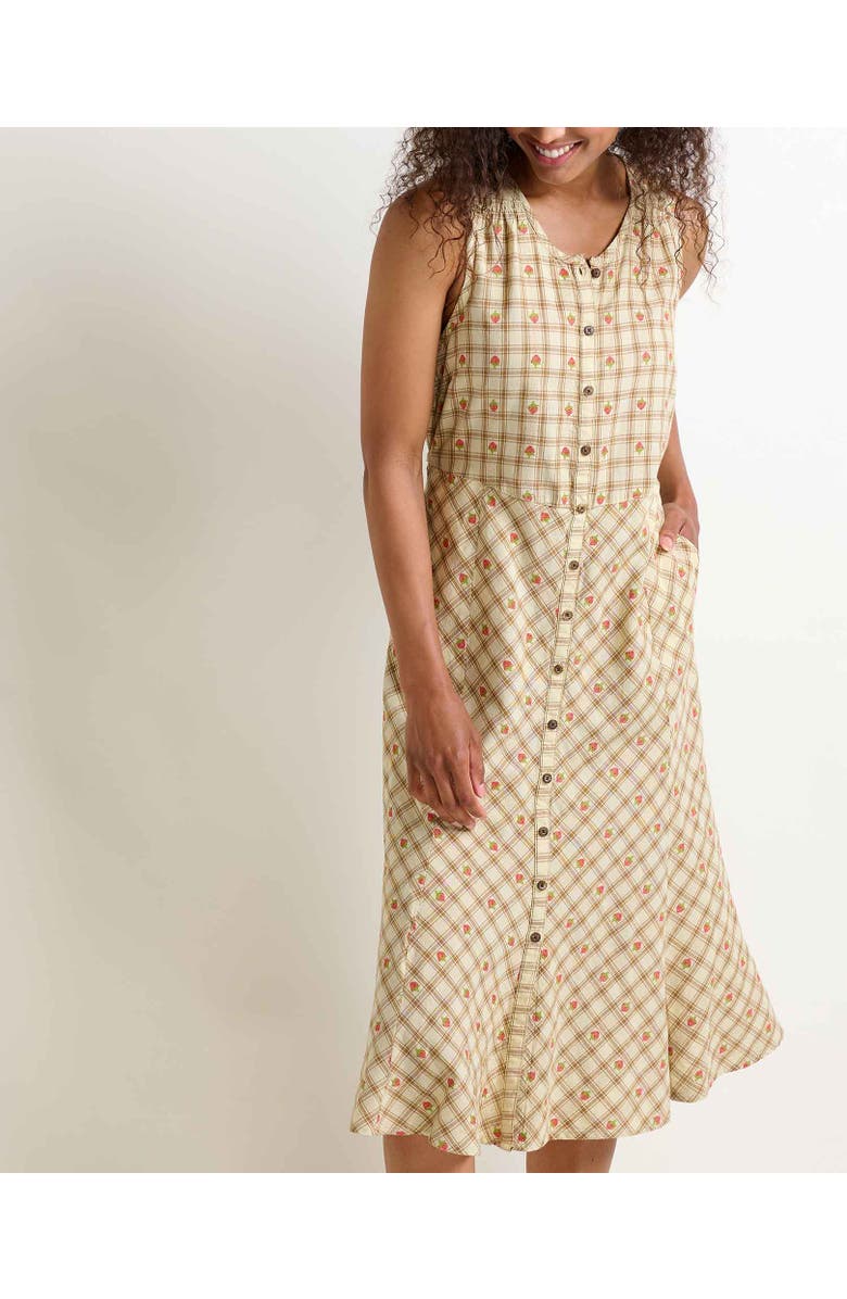 Toad & Co Manzana Midi Sleeveless Dress, Alternate, color, 