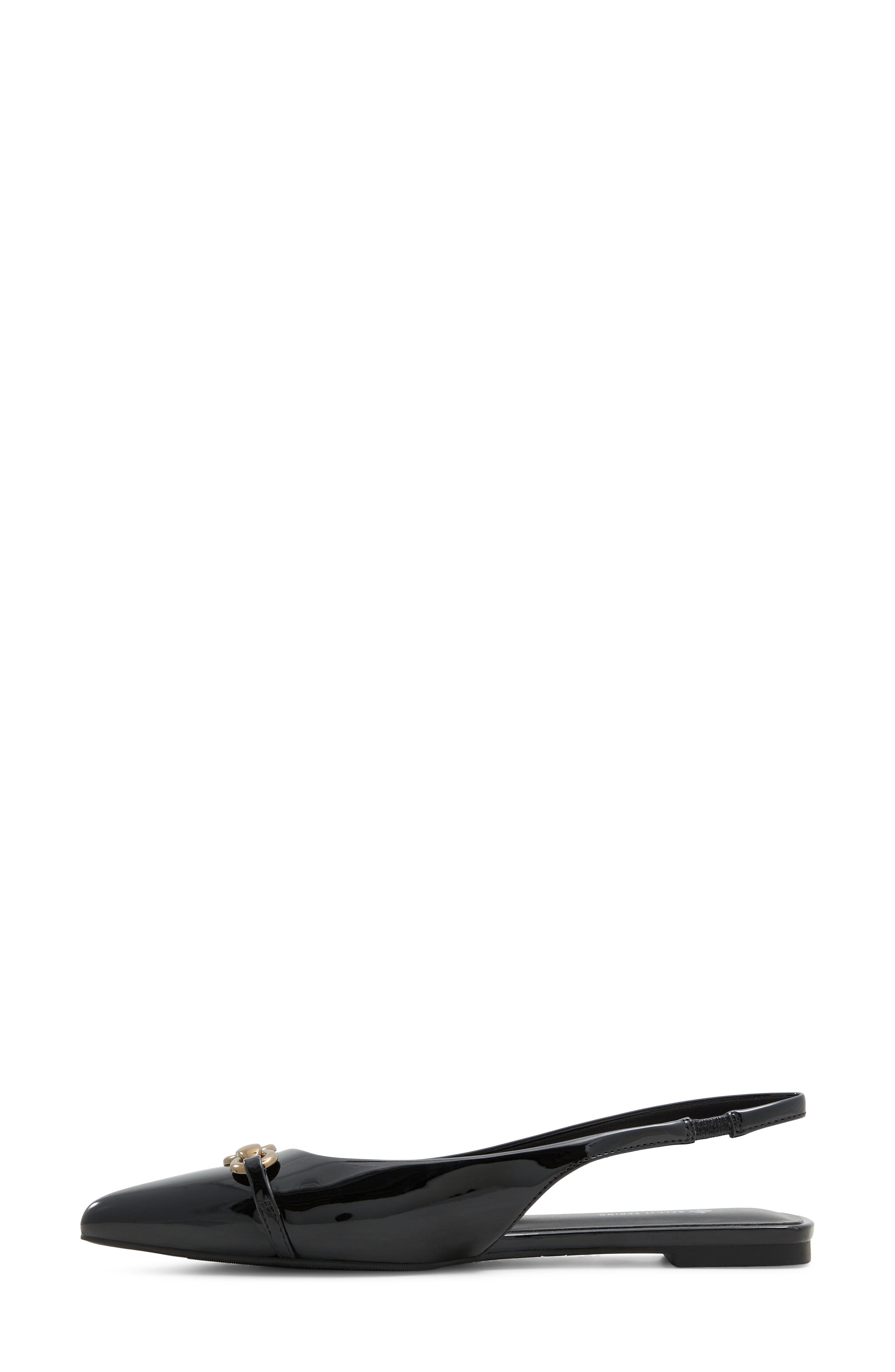 Darya Faux Leather Slingback Flat, Alternate, color, OTHER BLACK