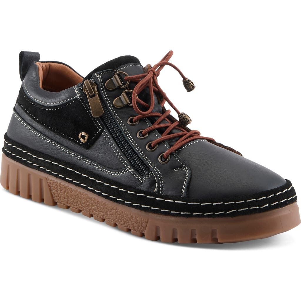 Spring Step Lauria Sneaker In Black