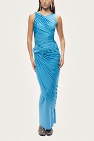 Nocturne Draped Sleeveless Maxi Dress