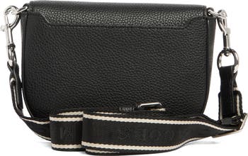 Signet Turn Lock Leather Saddle Bag