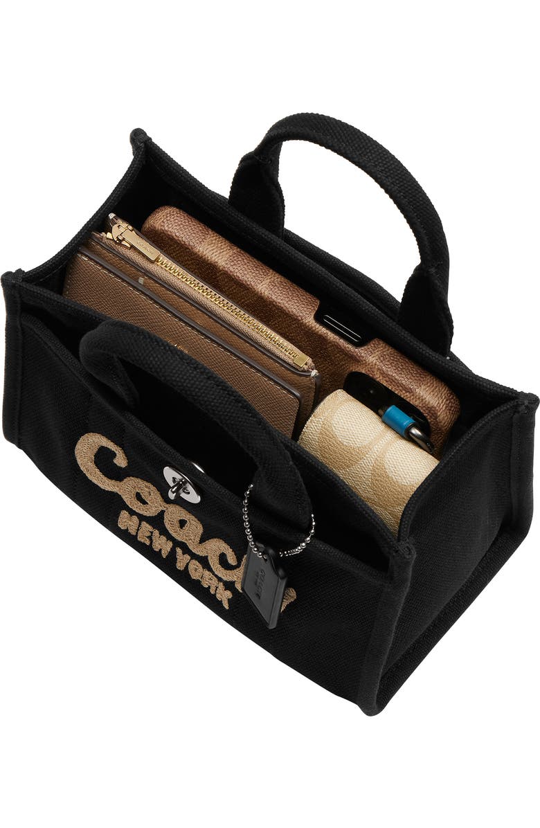 COACH Canvas Cargo 20 Tote, Alternate, color, Lh/Black