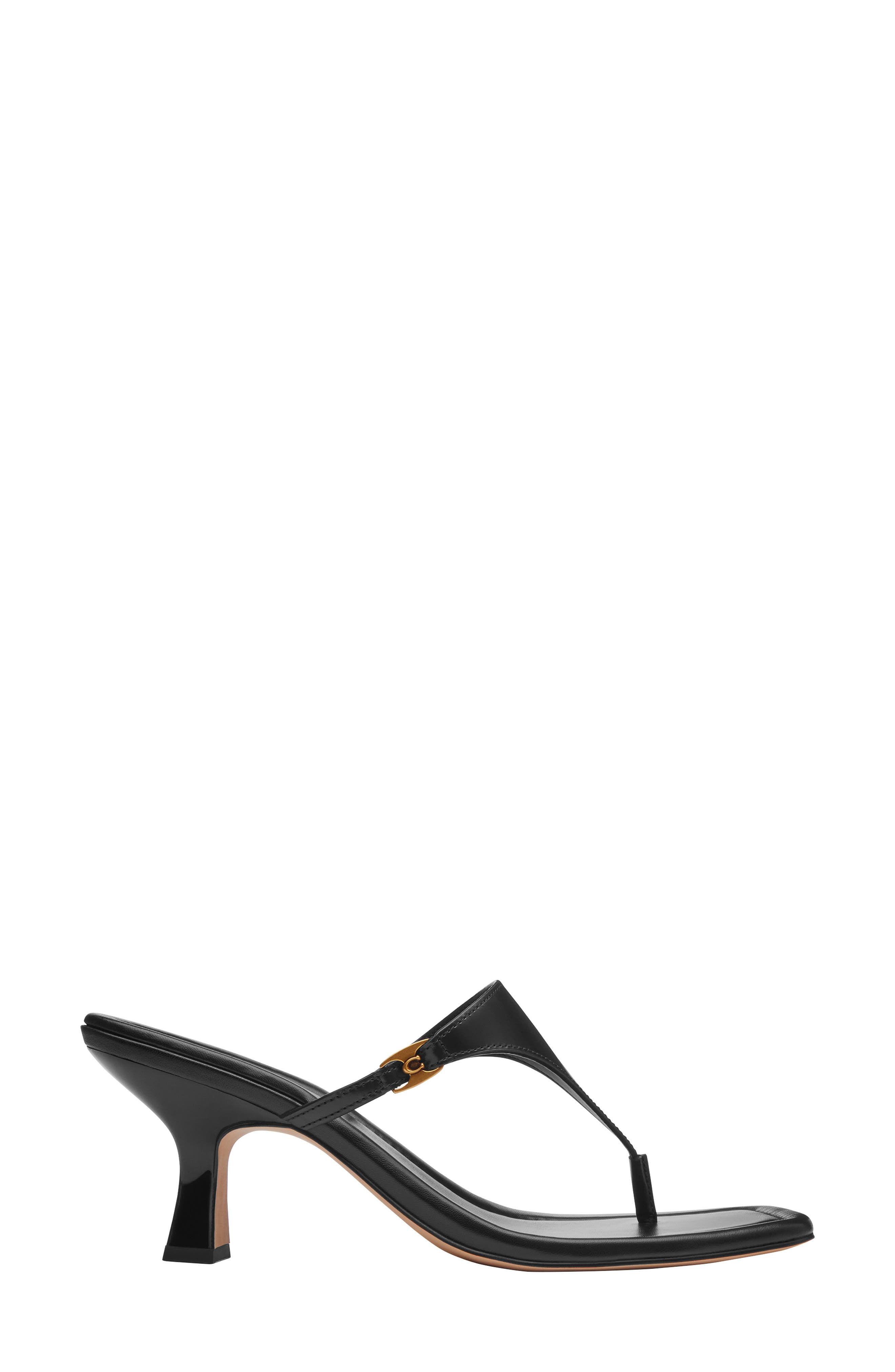 COACH Heritage Hardware Sandal, Alternate, color, 