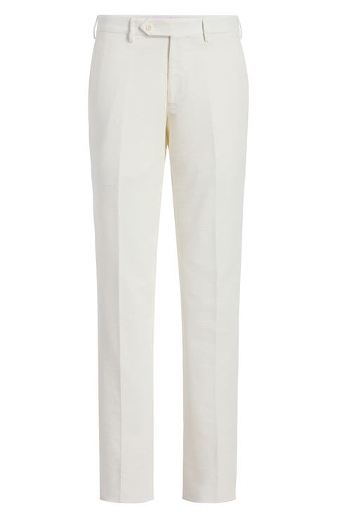 Parker Flat Front Stretch Cotton Pants
