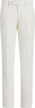 Zanella Parker Flat Front Stretch Cotton Pants