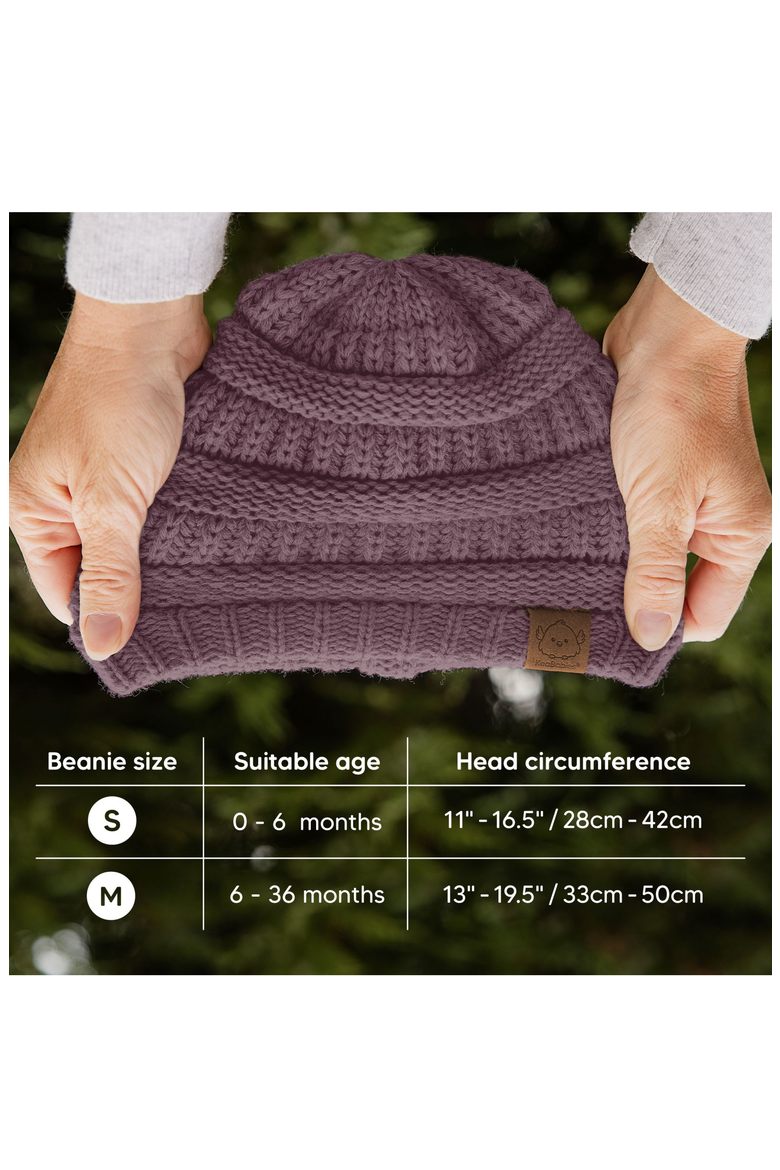 3-Pack Warmzy Baby Beanies, Alternate, color, Wine