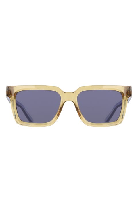 Tide Cosmic 53mm Square Sunglasses
