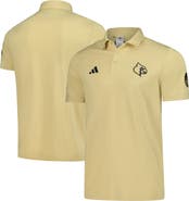 adidas Men's adidas Tan Louisville Cardinals Salute to Service Ultimate365 Solid Polo