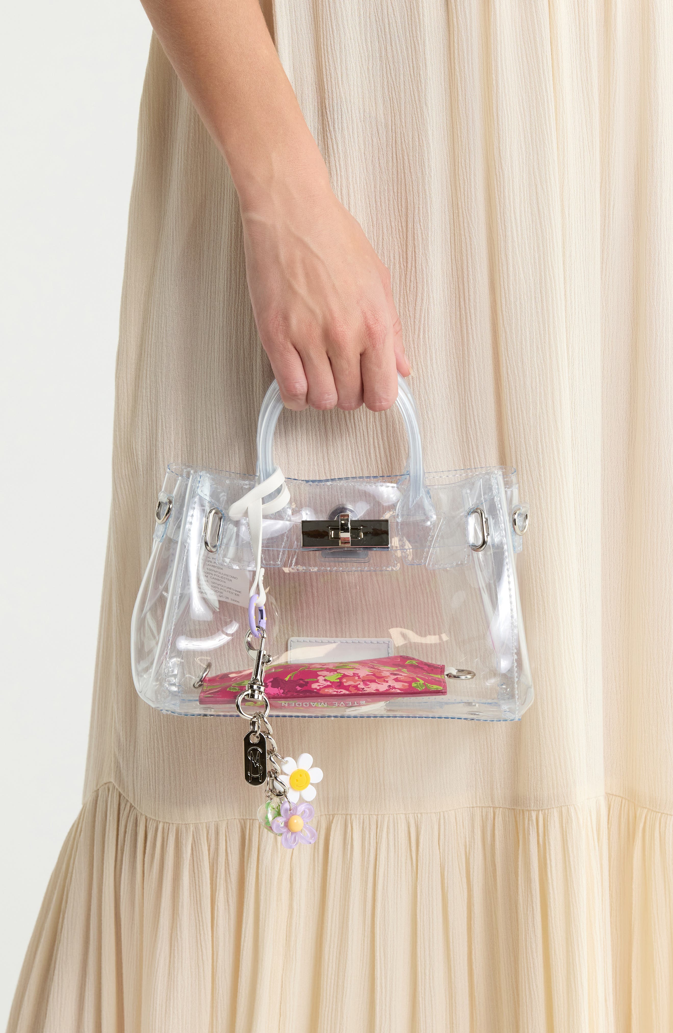 Gummy Mini Clear Jelly Tote, Alternate, color, CLEAR