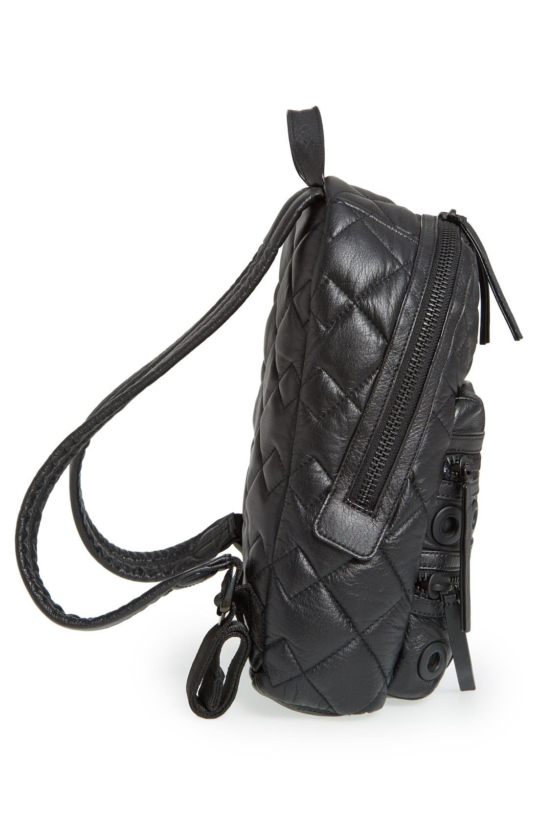 Marc Jacobs MARC BY MARC JACOBS 'Domo - Biker' Quilted Leather Backpack, Alternate, color, 