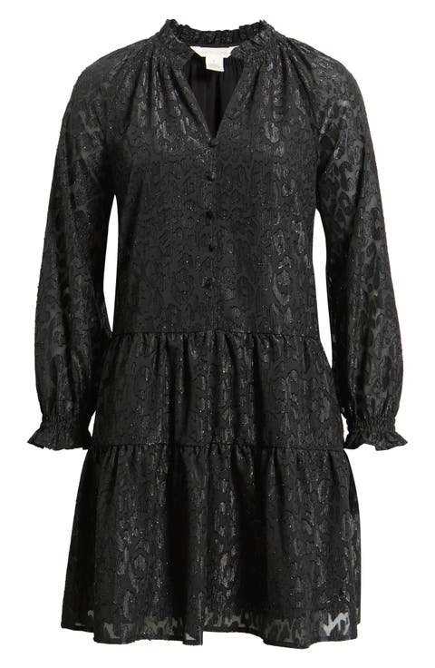 Long Sleeve Tiered Dress