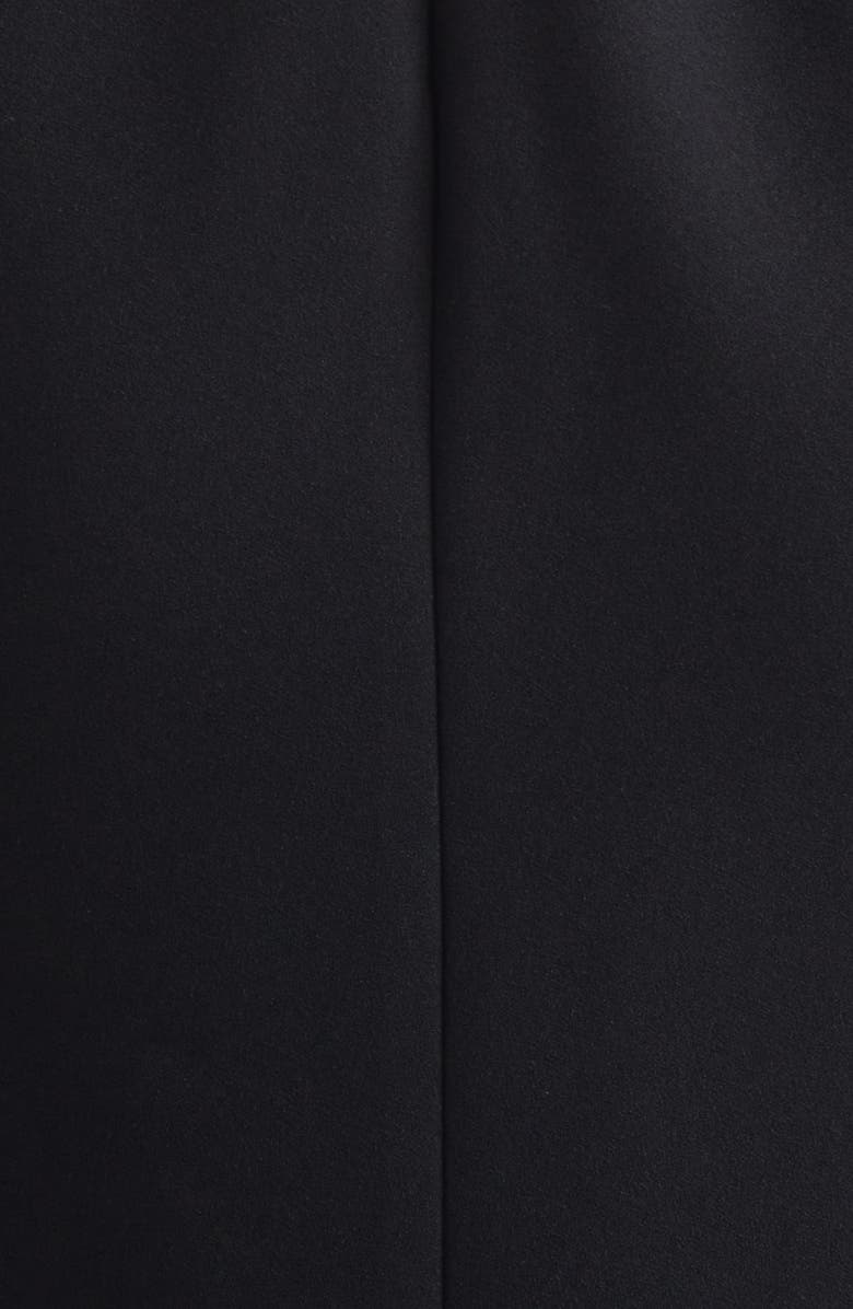 Jil Sander Double Face Crepe Trumpet Gown, Alternate, color, Black