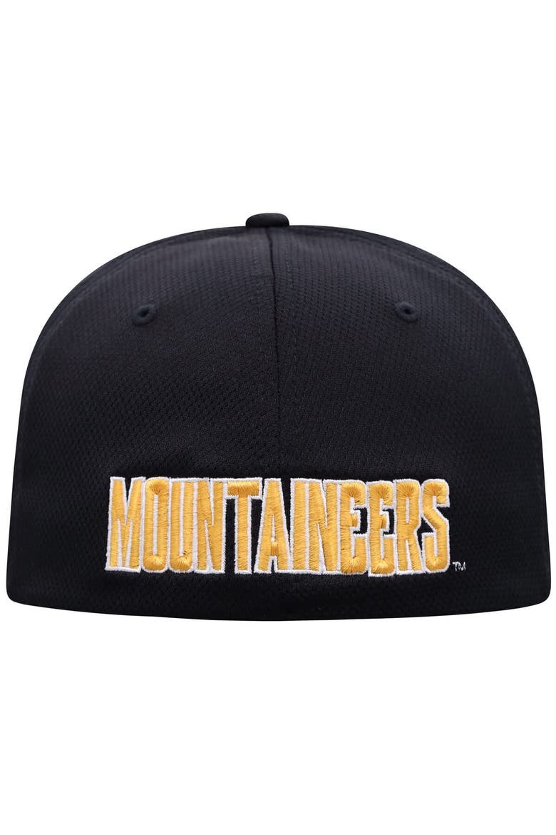 Men's Top of the World Black Appalachian State Mountaineers Reflex Flex Hat, Alternate, color, Black