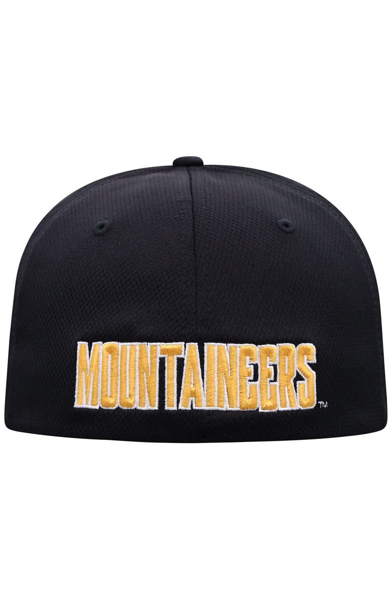 TOP OF THE WORLD Men's Top of the World Black Appalachian State Mountaineers Reflex Flex Hat, Alternate, color, Black