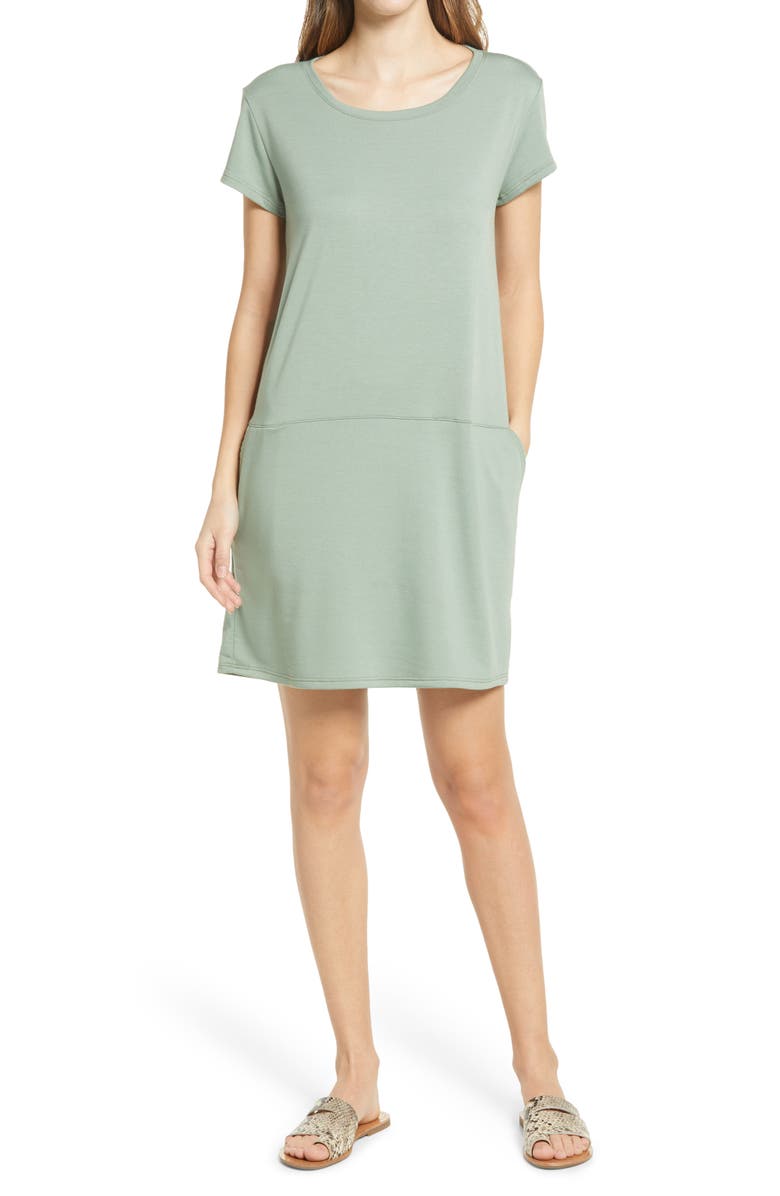 Caslon<sup>®</sup> Knit Shift Dress, Main, color,