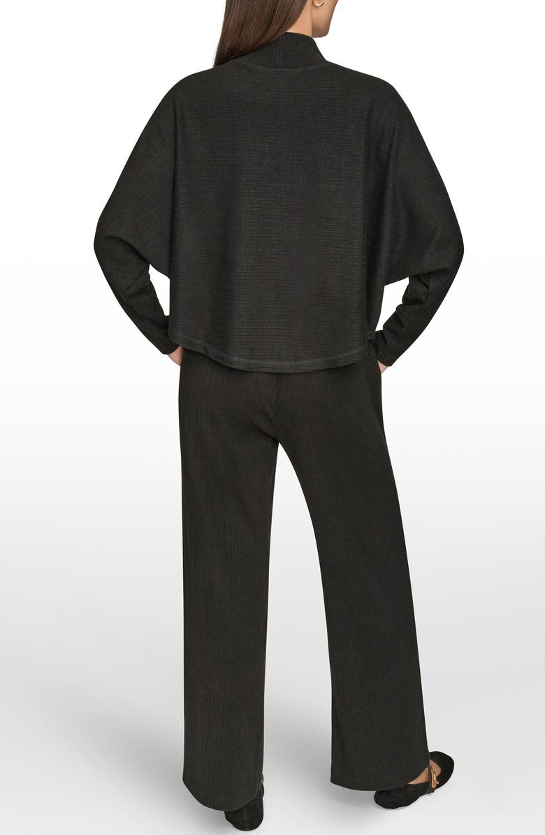 Donna Karan New York Mock Neck Sweater, Alternate, color, Black