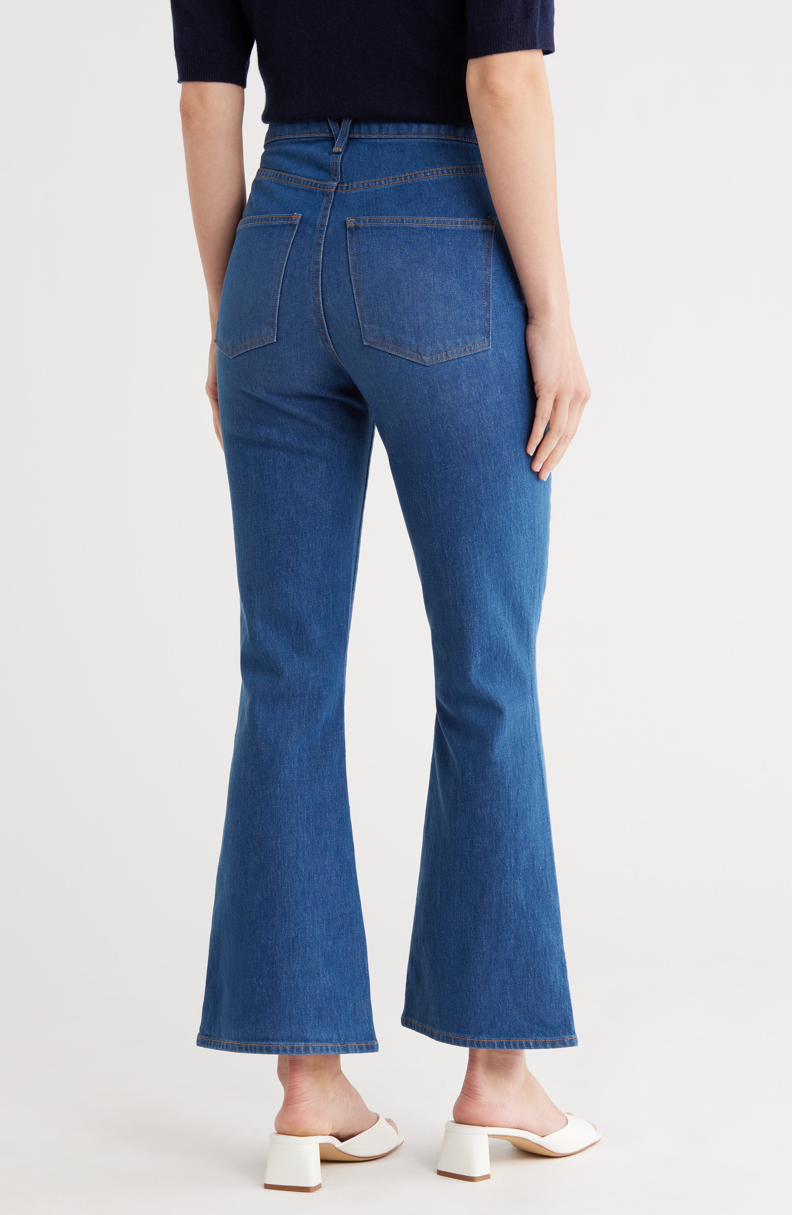 Carson High Waist Ankle Flare Leg Jeans - image 2