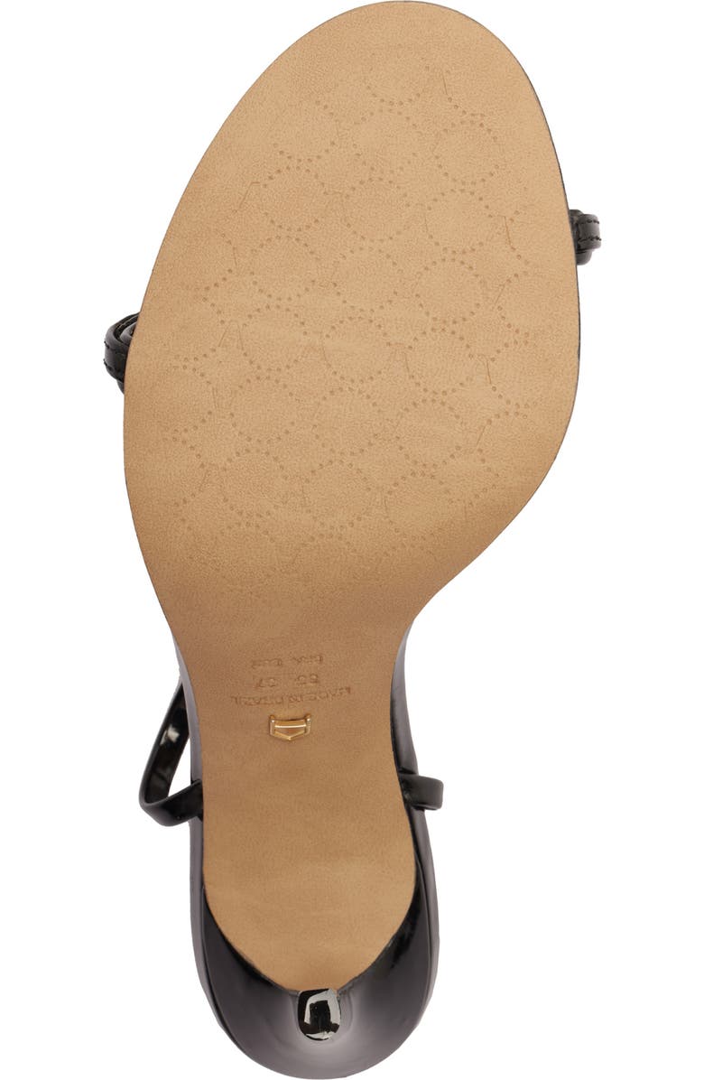 Arezzo Vanessa Ankle Strap Sandal, Alternate, color, Black