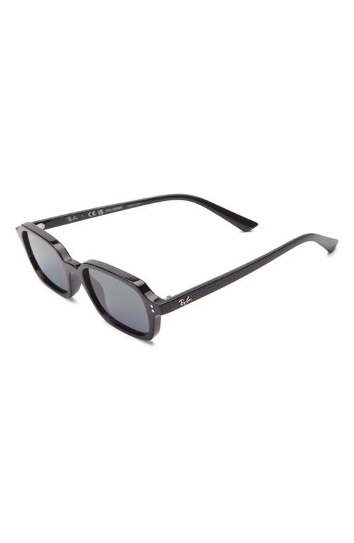 Ray Ban Ray-ban 52mm Polarized Pillow Sunglasses In Black