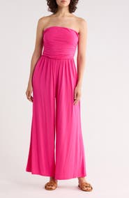 WEST K Strapless Wide Leg Jumpsuit