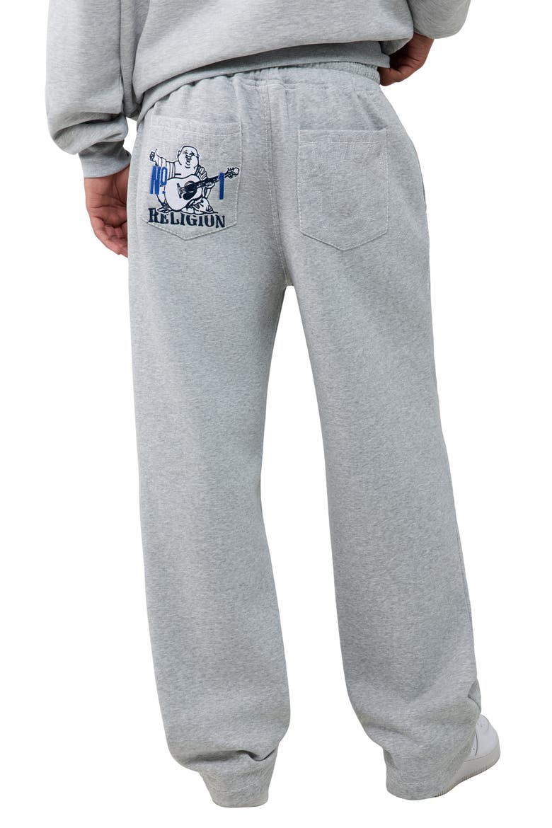 True No. 1 Big T Sweatpants, Alternate, color, HEATHER GREY