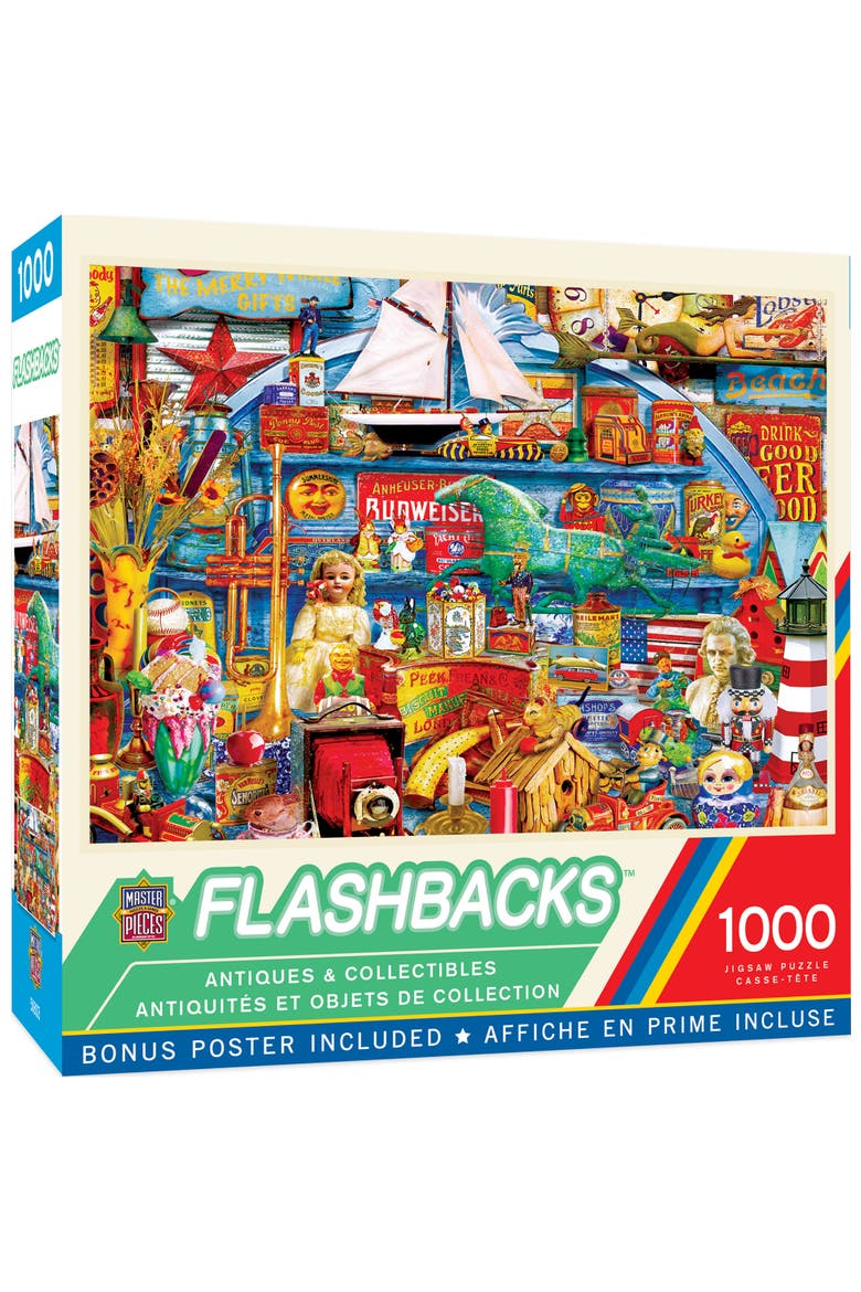 Antiques & Collectibles 1000pc Puzzle, Main, color, Multicolor