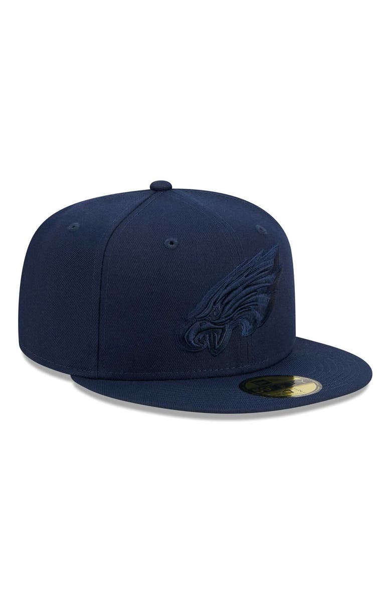 New Era Men's New Era  Navy Philadelphia Eagles Color Pack 59FIFTY Fitted Hat, Alternate, color, 