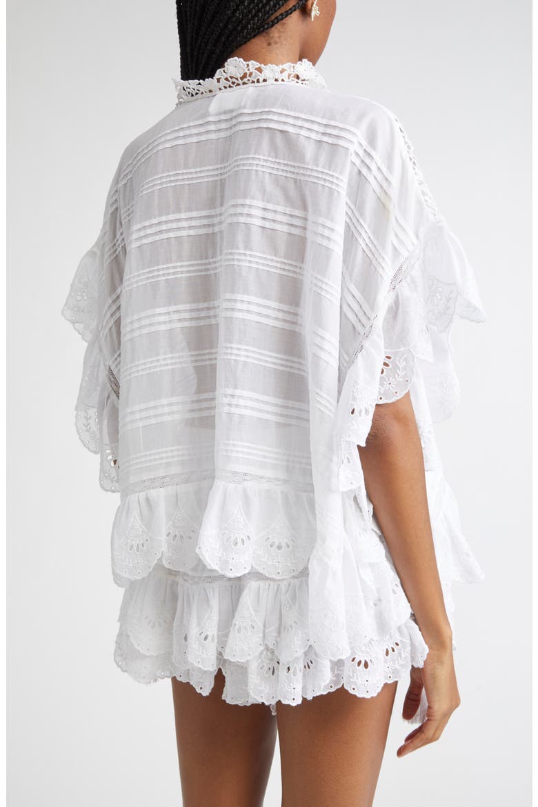 Payton Cotton Eyelet Top, Alternate, color, WHITE