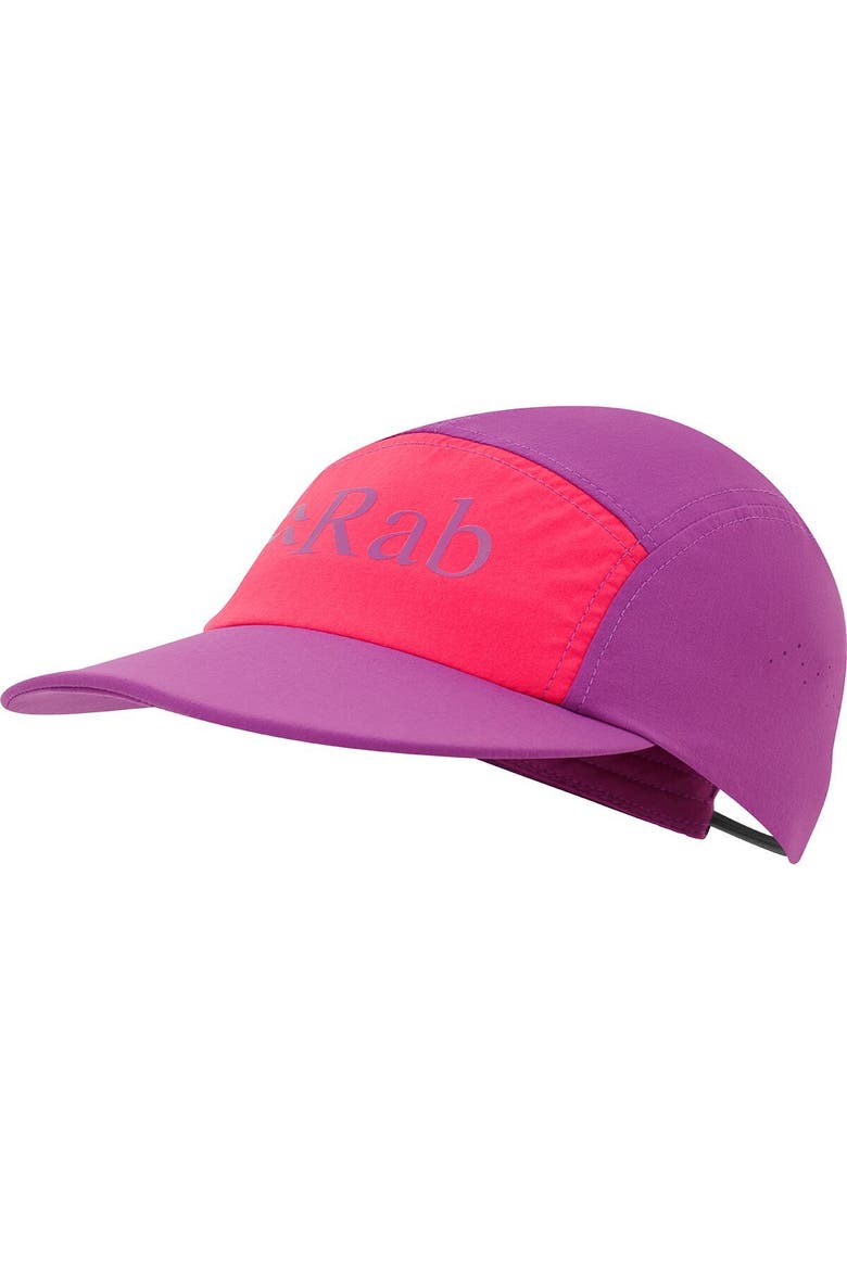 Talus 5-Panel Cap, Main, color, Plum/Watermelon