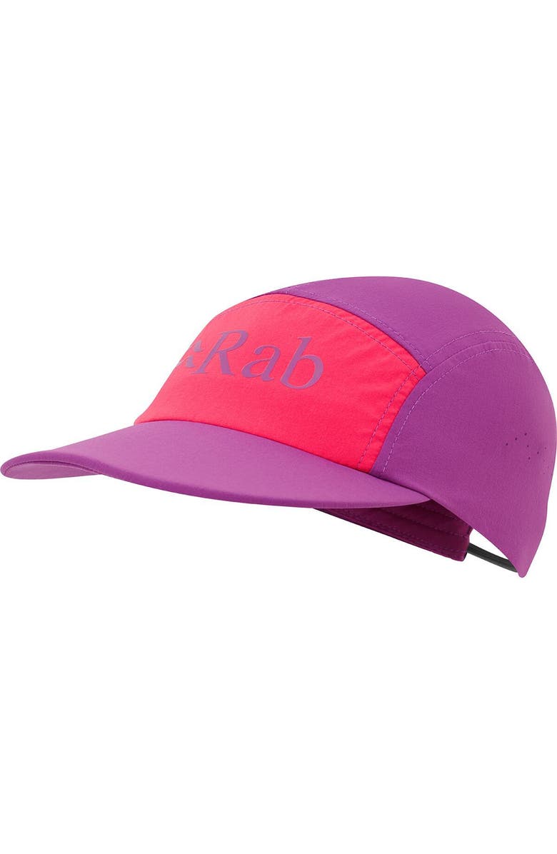 Rab Talus 5-Panel Cap, Main, color, Plum/Watermelon