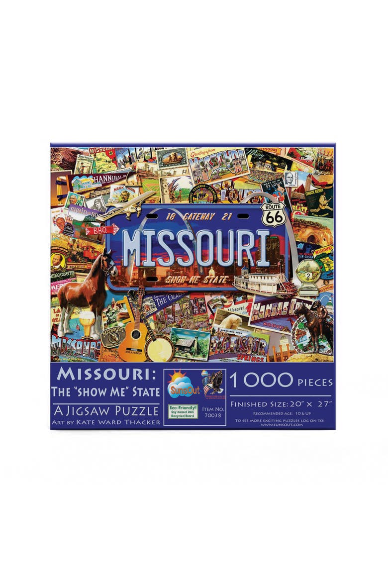 Missouri The Show Me State 1000 piece Jigsaw Puzzle for Adults, Alternate, color, Multicolor