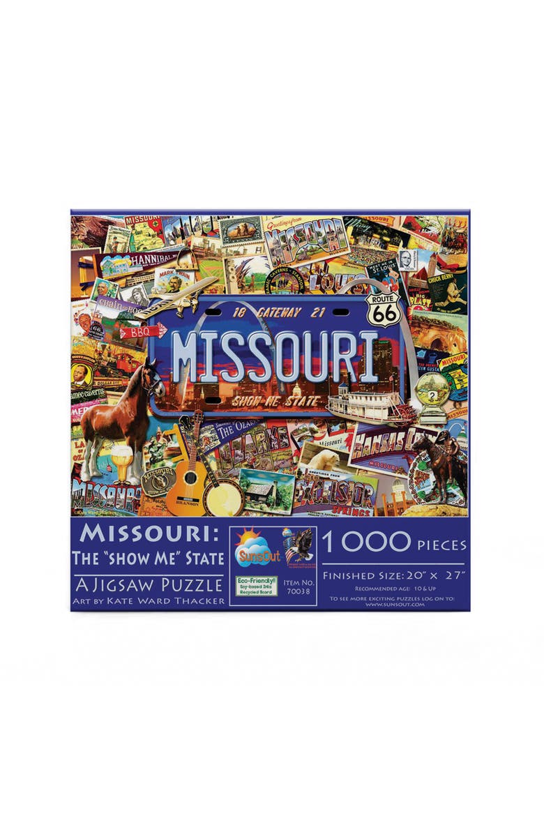 Sunsout Missouri The "Show Me" State 1000 piece Jigsaw Puzzle for Adults, Alternate, color, Multicolor