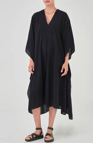 ocean+main Cotton Midi Caftan