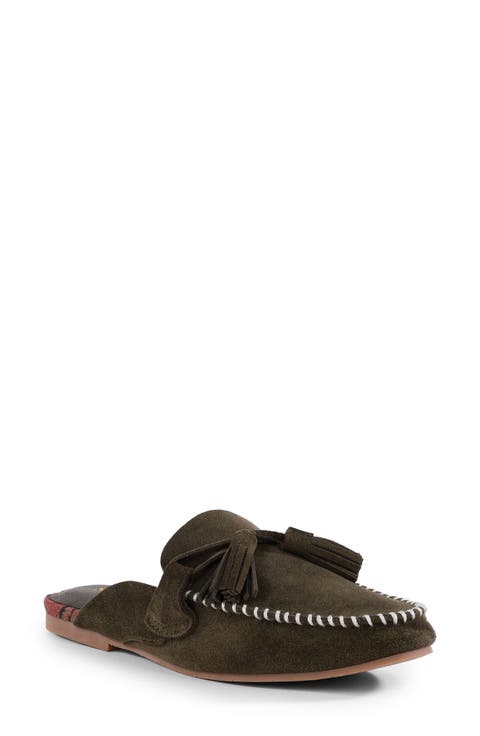 Silverlake Tassel Mule
