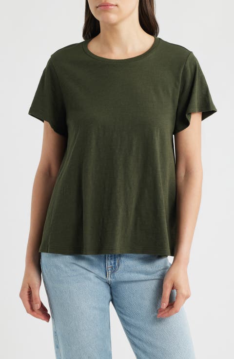 Crewneck Organic Cotton T-Shirt (Plus)